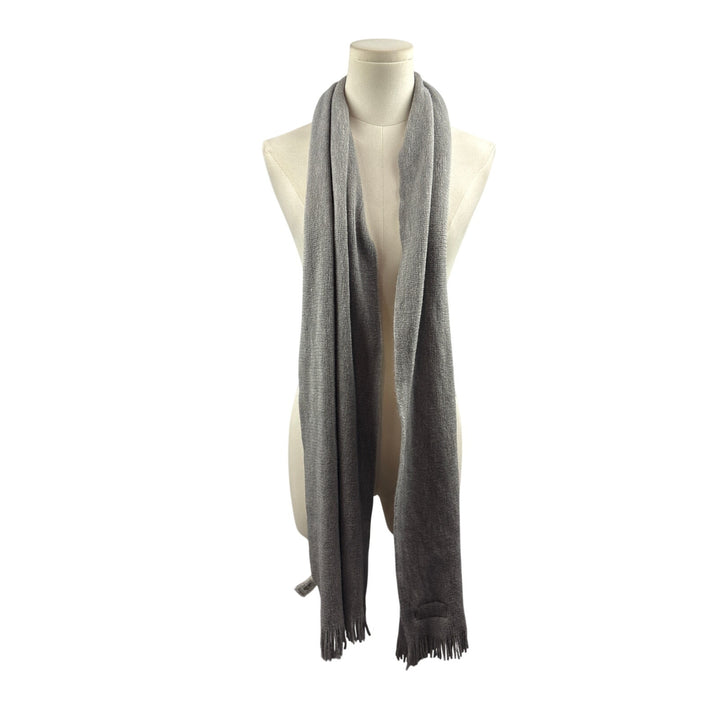 Women’s Calvin Klein Loght Grey Tasseled Scarf