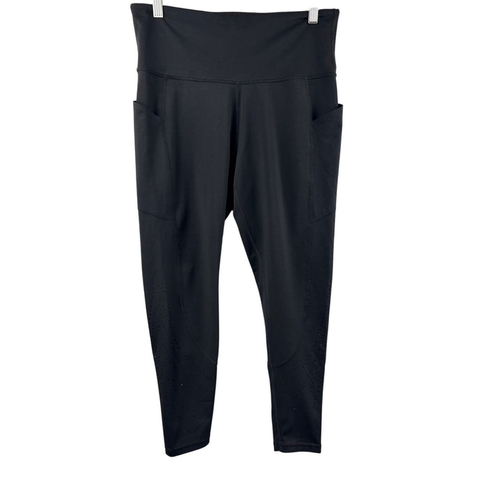 Women’s Xersion Large Black Leggings w/ Pockets