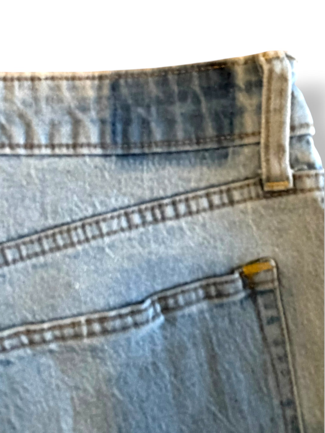 Abercrombie &amp; Fitch Curve Love High Rise Dad Shorts Size 32 Large NWOT Cotton