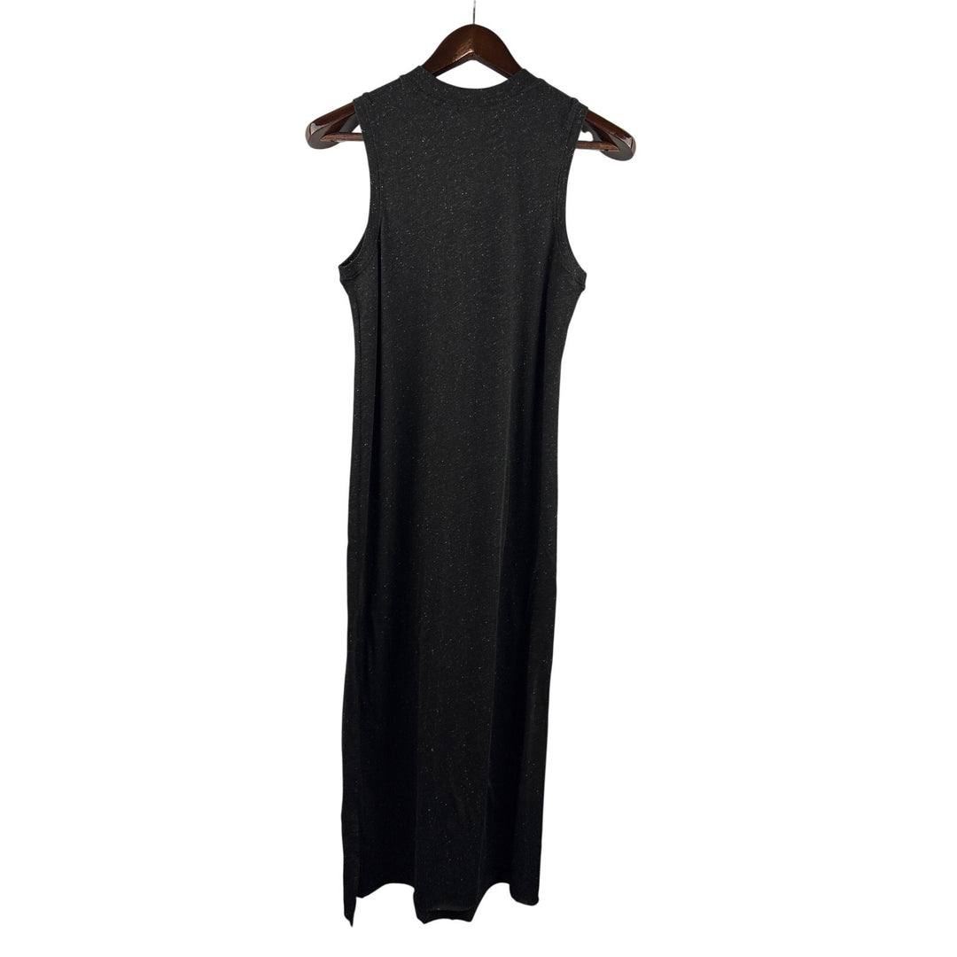 Women’s ATM XS Black w/ White Accents Sleeveless Maxi Dress