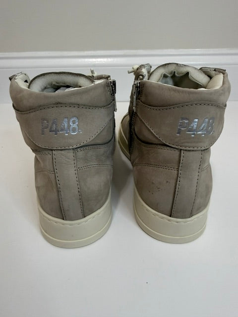 P448 Taylor Maine High Top Sneakers Mimetic Leather NWT Sz40 IT / 9.5 NWT