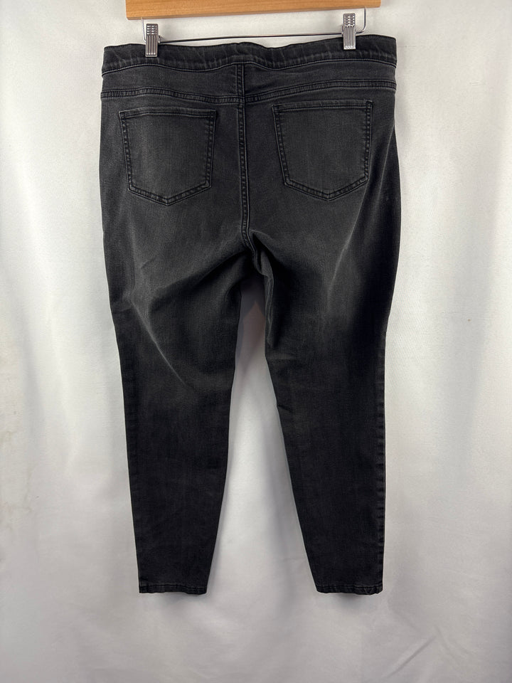 Women’s J.Jill Size 14 Black Denim Jeggings