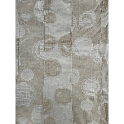 Per Una Speziale Beige Circle Pattern Long Length Skirt Size 12 Cotton & Linen