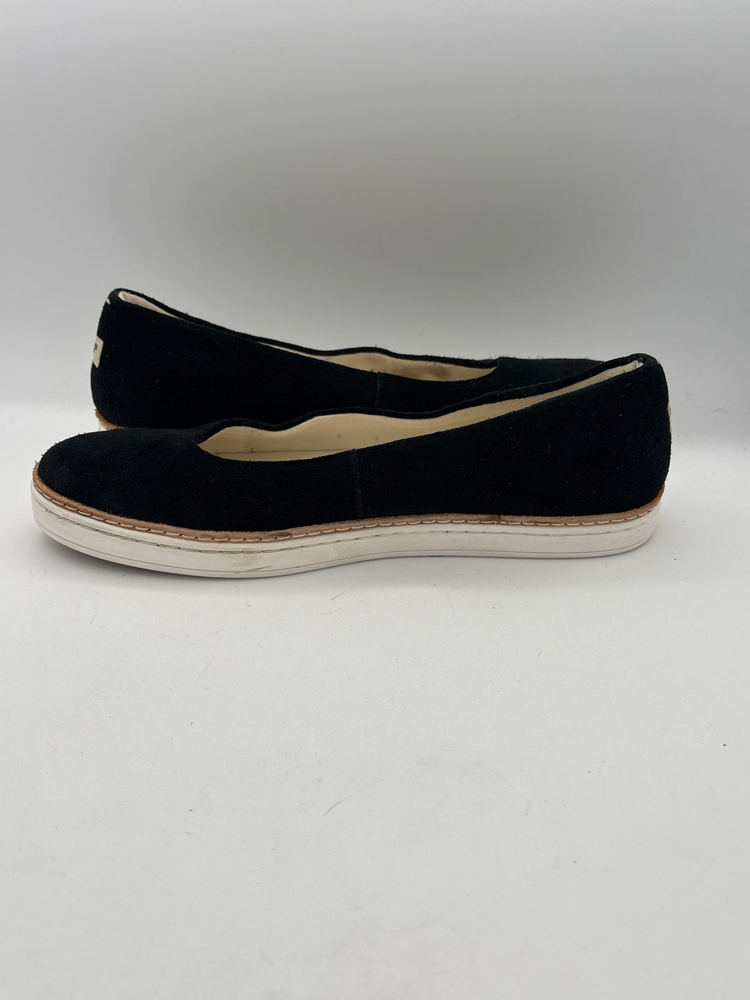 Women’s UGG Size 8 Black Suede Ballet Flats