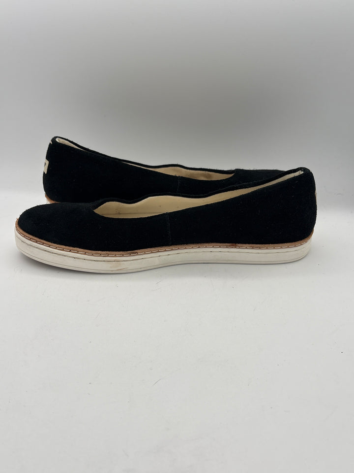 Women’s UGG Size 8 Black Suede Ballet Flats