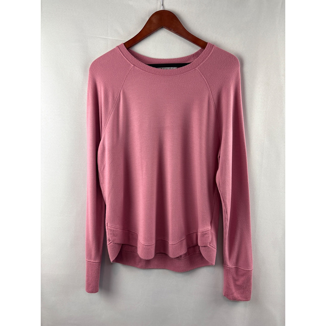 Athleta Womens Pink Modal Blend Sweatshirt Small