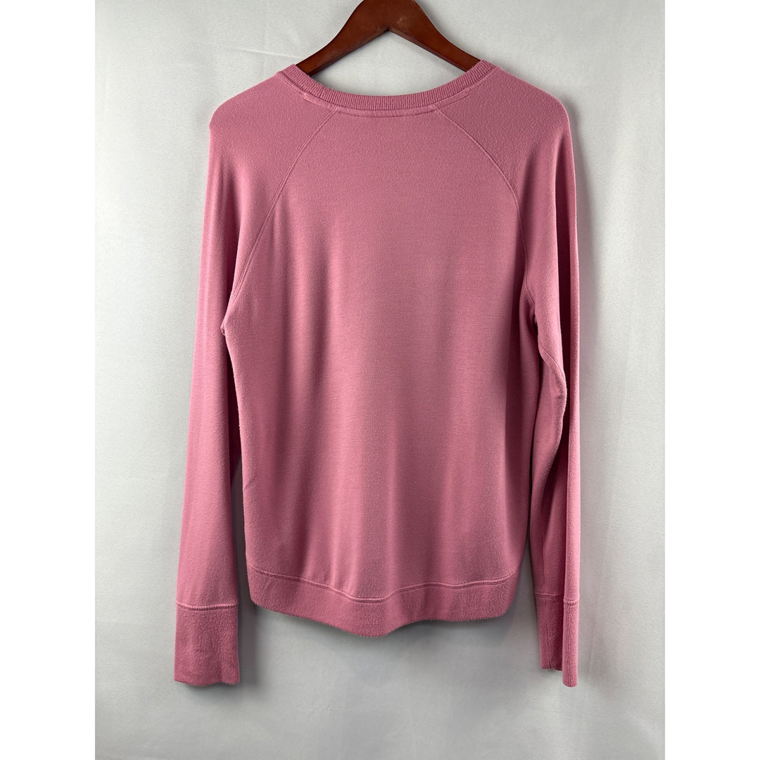 Athleta Womens Pink Modal Blend Sweatshirt Small