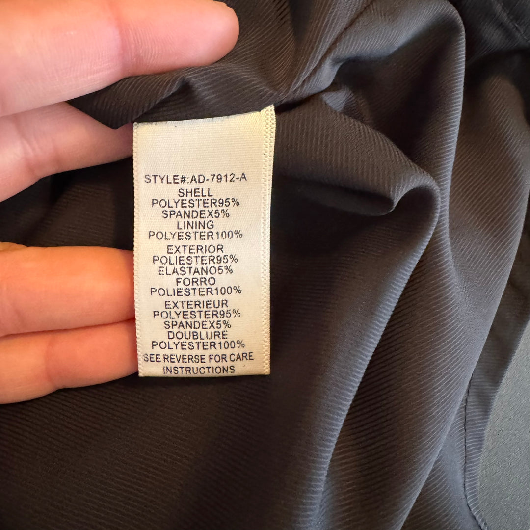 Alex + Alex Black Sleeveless Sheath Dress w/ Art Deco Darting, LBD, Size Small