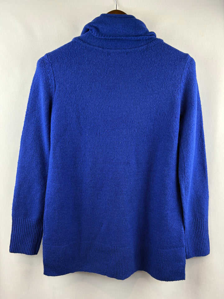Women’s DKNY Jeans Small Blue Mockturtleneck Sweater