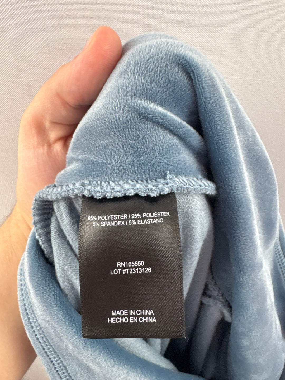 Women’s 32° Heat Large Cool Blue Velour Leggings