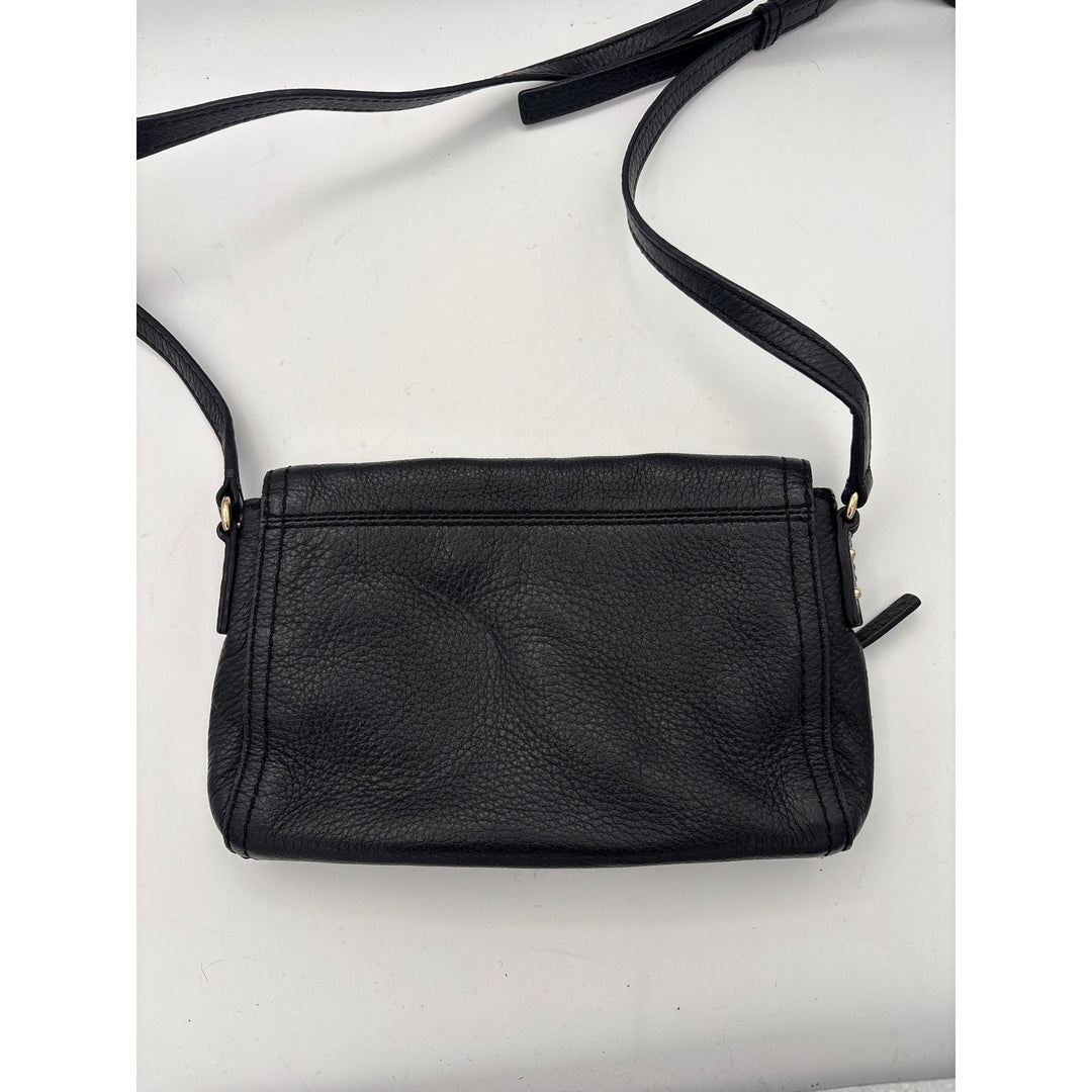 Women’s Kate Spade Black Leather Crossbody Purse w/ Gold Hardware