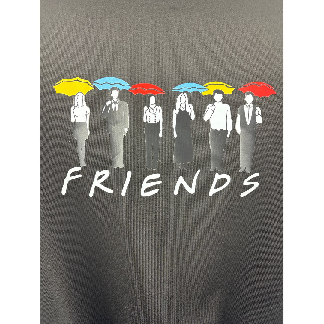 Women’s China Fashion XL Black Friends Crewneck