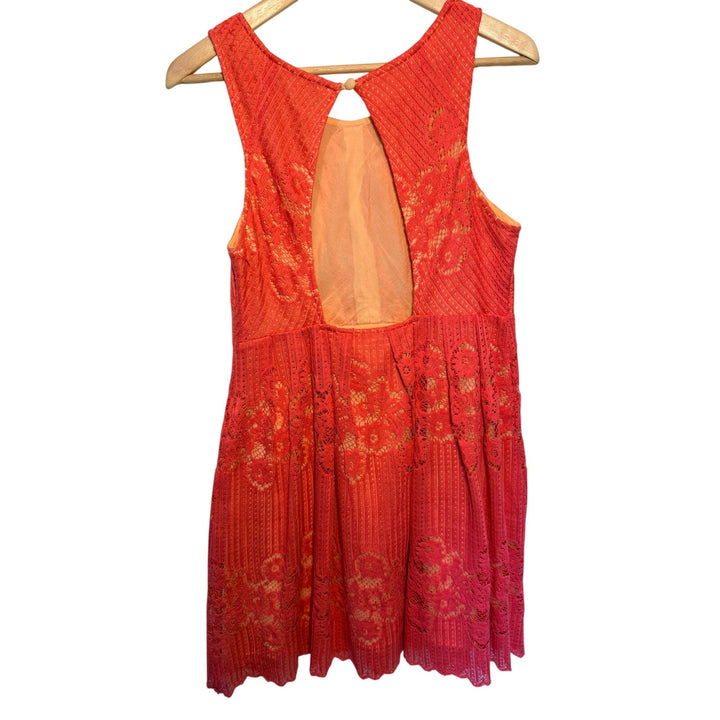 Free People Coral Pink Dress Size 6