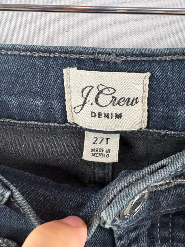 Women’s J.Crew Denim Size 27T Dark Wash Skinny Jeans