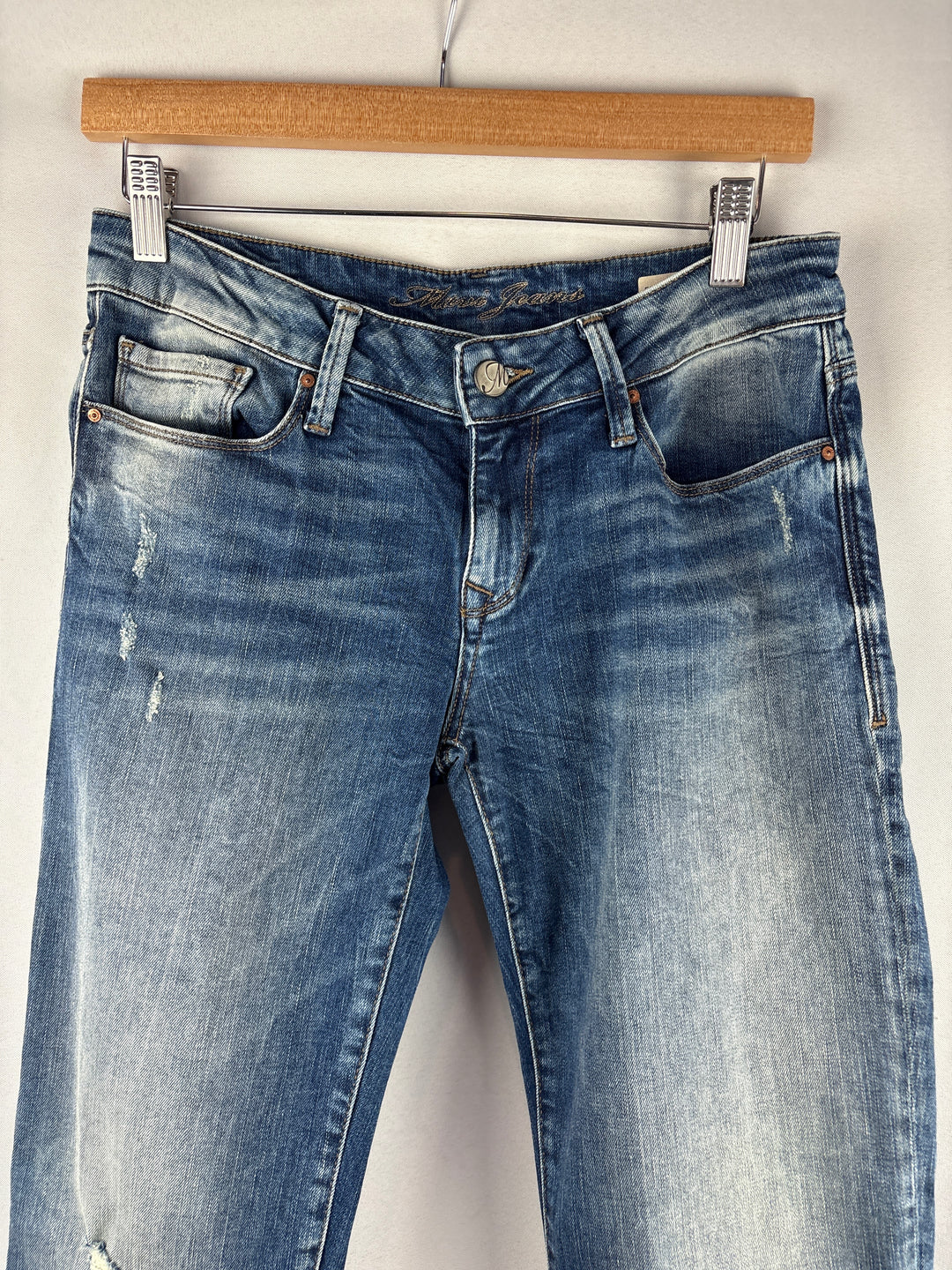 Women’s Mavi Size 27/32 Medium Wash Blue Skinny Jeans
