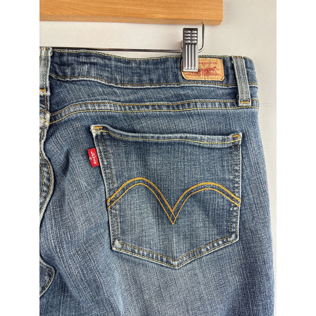 Women’s Levi’s Size 12 Lowrise Medium Wash Blue Skinny Jeans