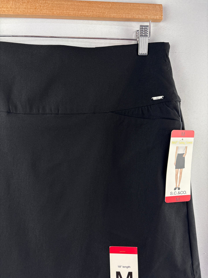 Women’s S.C. &amp;Co. Medium Black Sports Skort