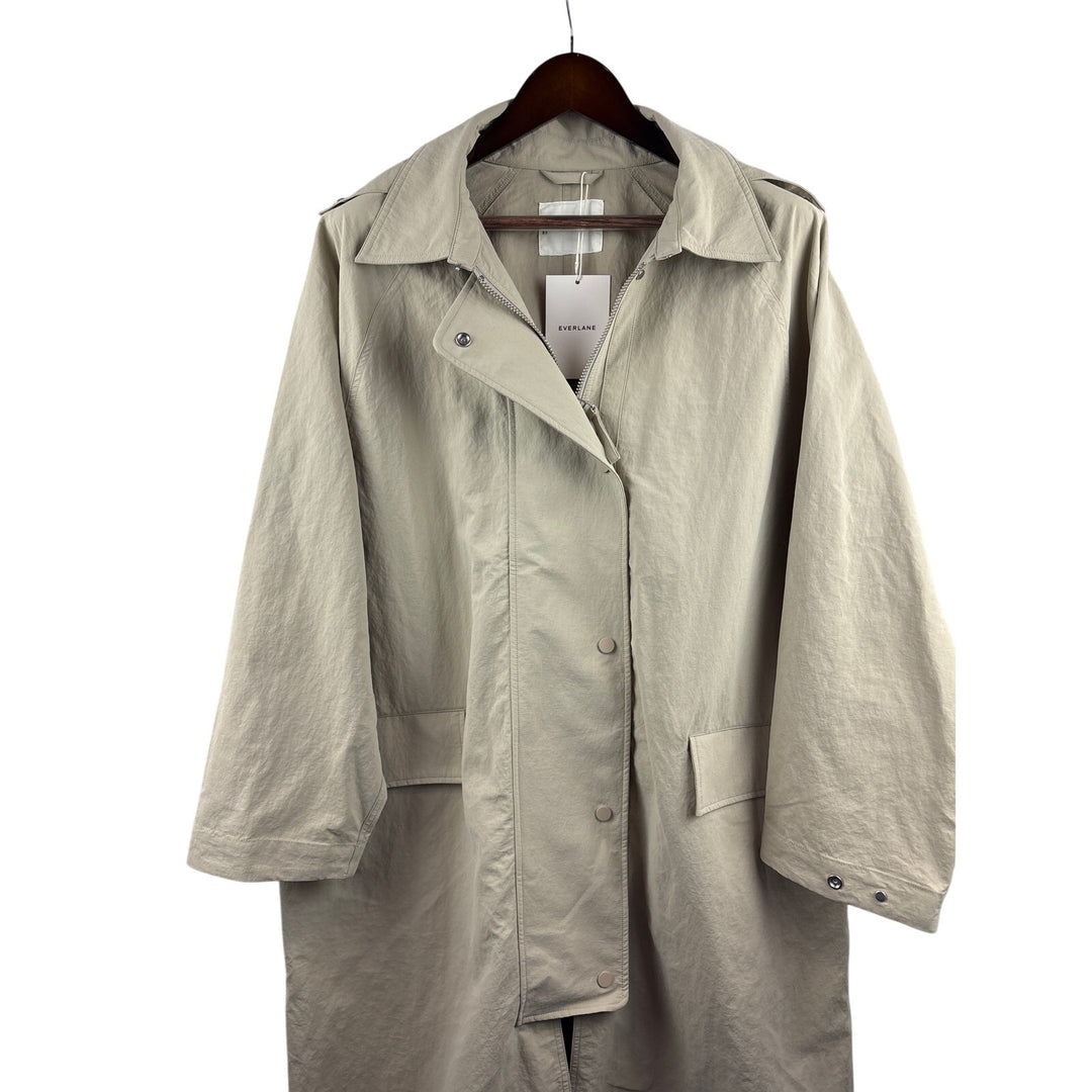 Women’s Everlane XL Beige Trench coat with Hooded