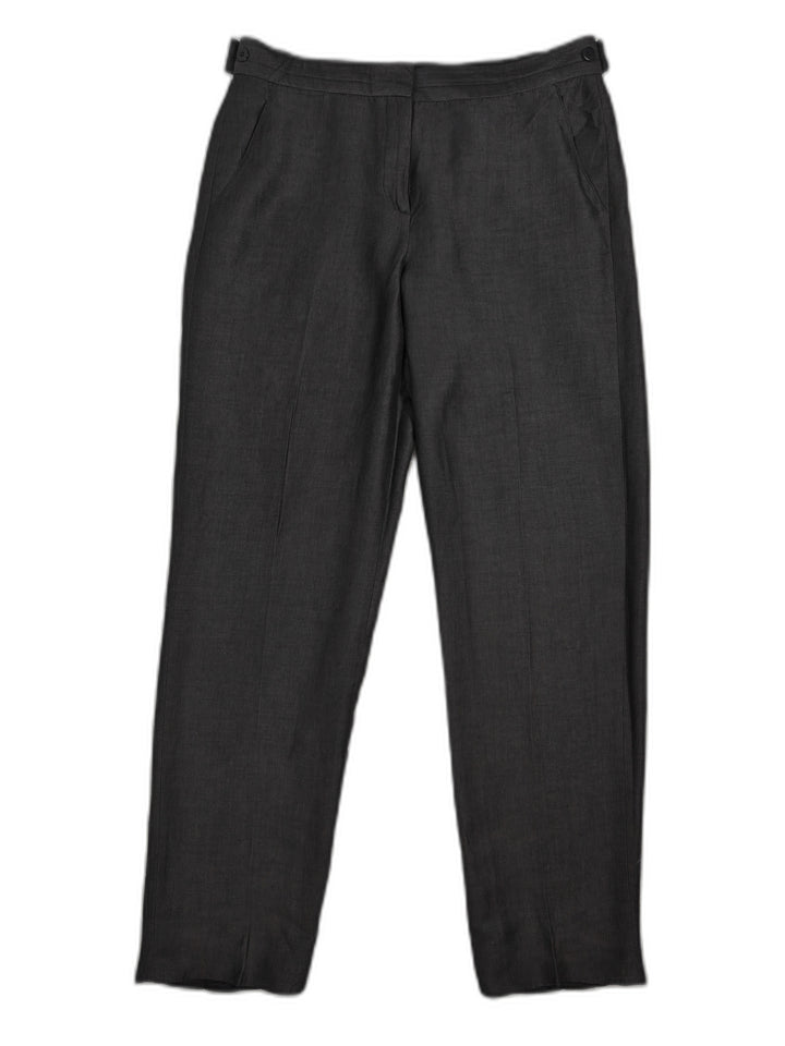 DKNY Womens Charcoal Gray Tailored Office Dress Pants Size 14