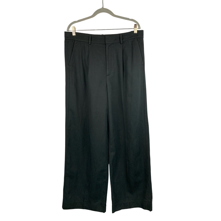 Madewell Black Wide-Leg Pants S
