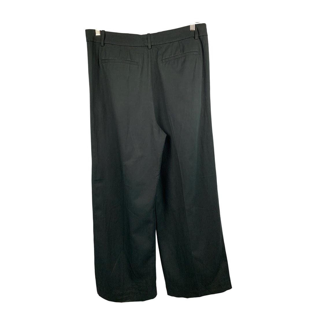 Madewell Black Wide-Leg Pants S