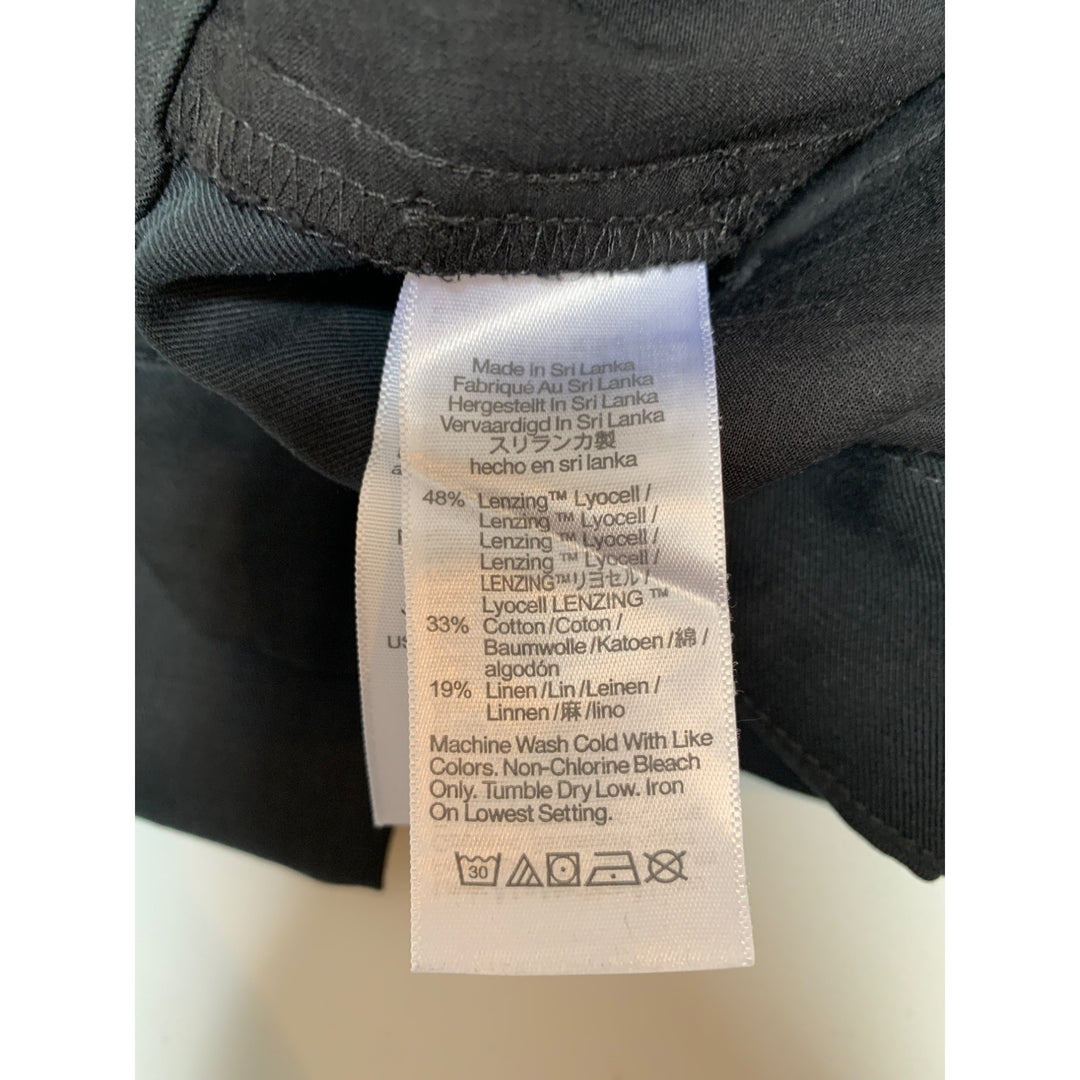 Madewell Black Wide-Leg Pants S