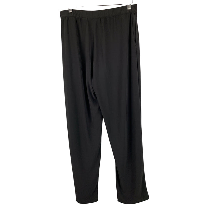 Dennis By Dennis Basso Womens Black Pants S Polyester & Spandex Made In China