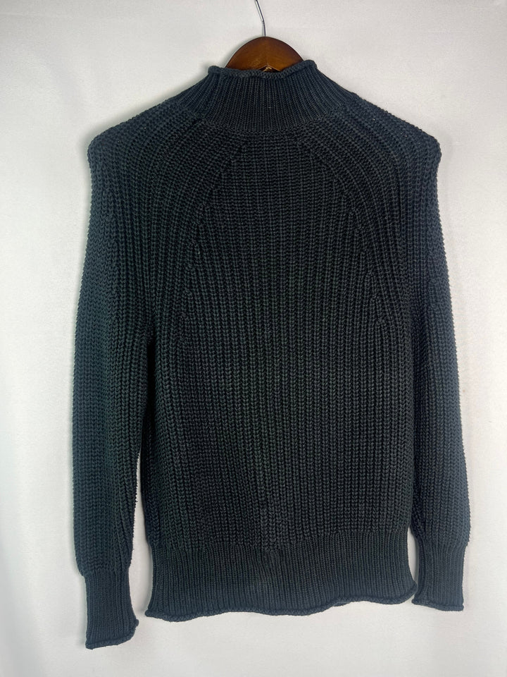 Women’s J.Crew Charcoal Black Roll neck Sweater XS
