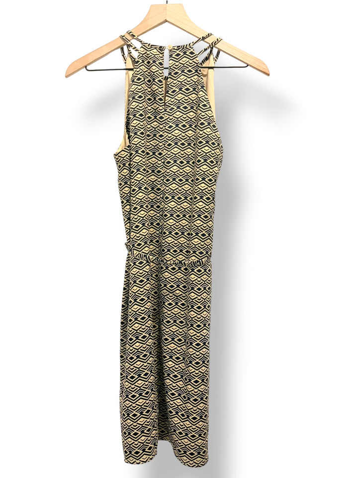 Banana Republic Geometric Print Tie Waist Dress Size S NWT Work Career Midi