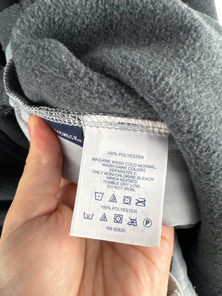 Women’s Lands’ End Size 14-16 Gray Fleece Zip-Up