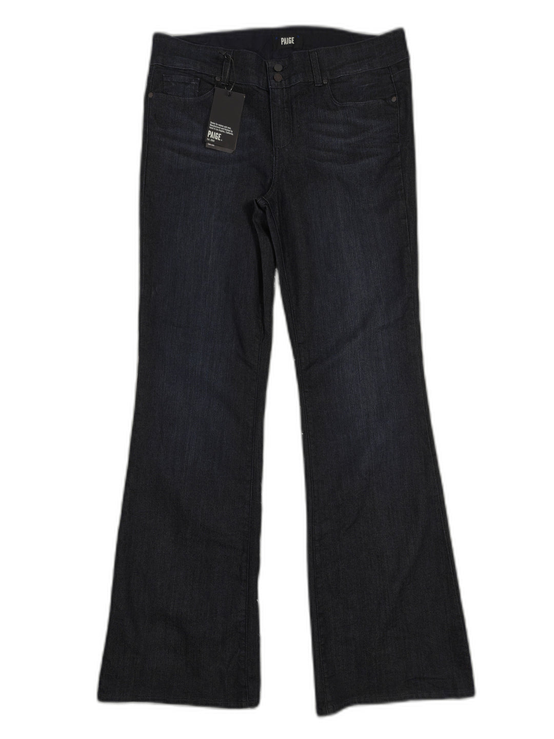 Womens PAIGE Hidden Hills High Rise Bootcut Jeans Dark Wash Size 33