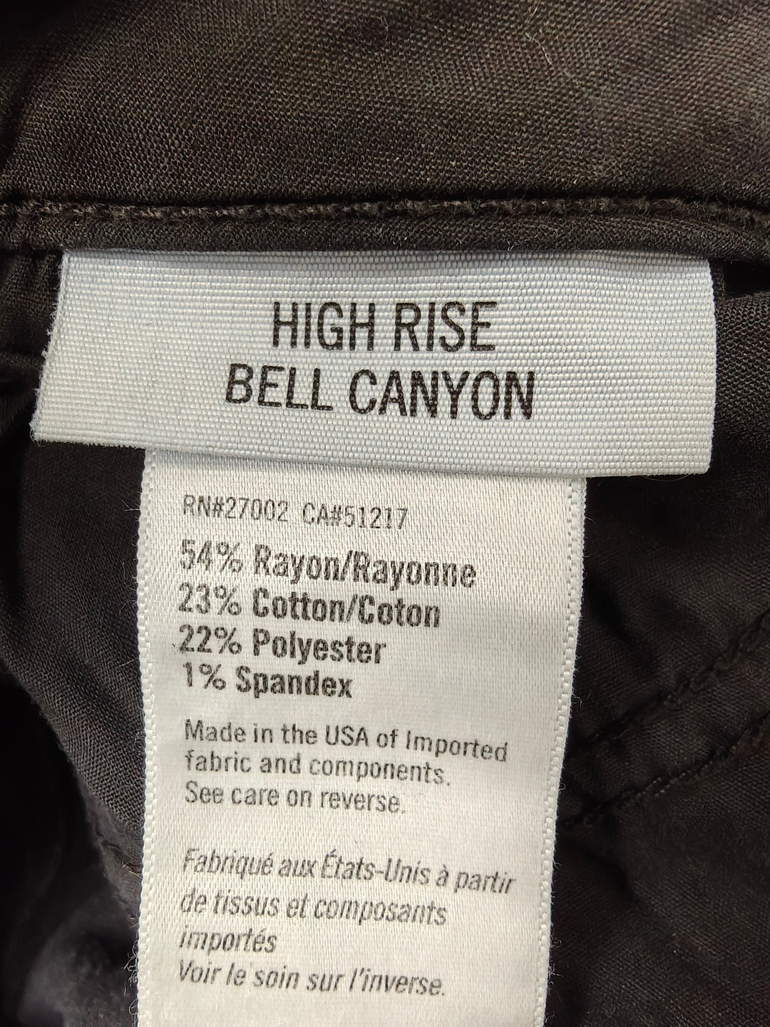 Womens Paige Bell Canyon High Rise Flare Jeans Black Size 32