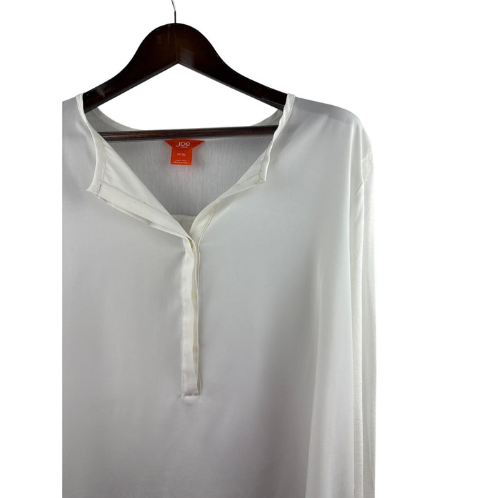 Women’s Joe Fresh XL White Long Sleeve Blouse