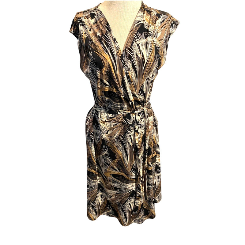 Women's Size M 212 Collection Faux Wrap Dress