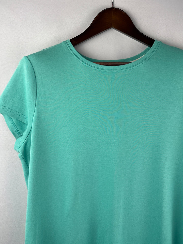 Women’s Isaac Mizrahi Live Large Aqua T-Shirt