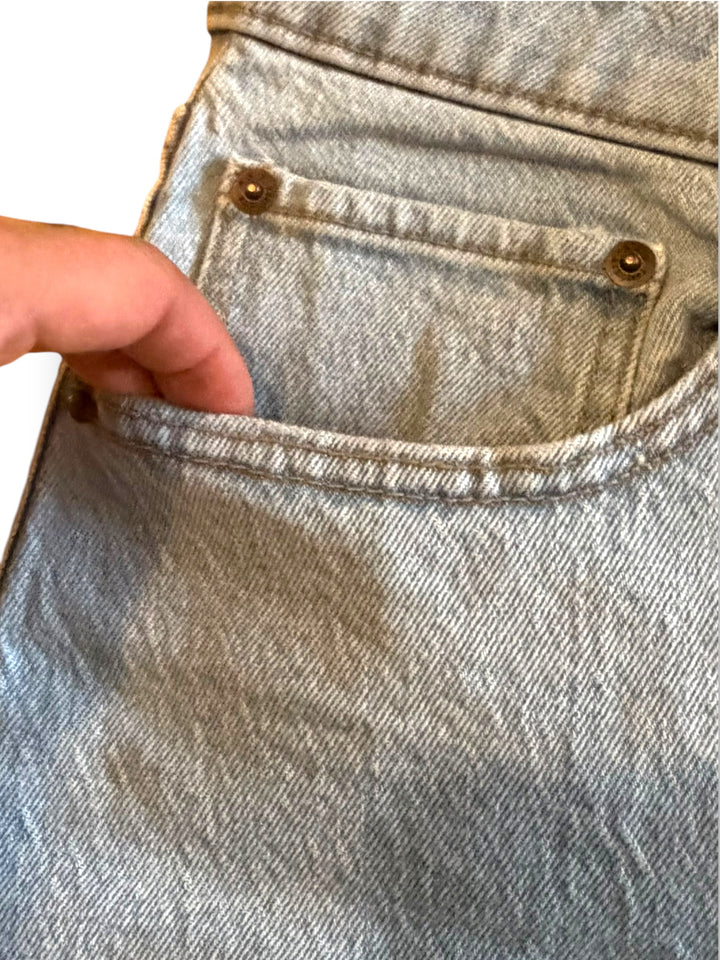 Abercrombie &amp; Fitch Curve Love High Rise Dad Shorts Size 32 Large NWOT Cotton