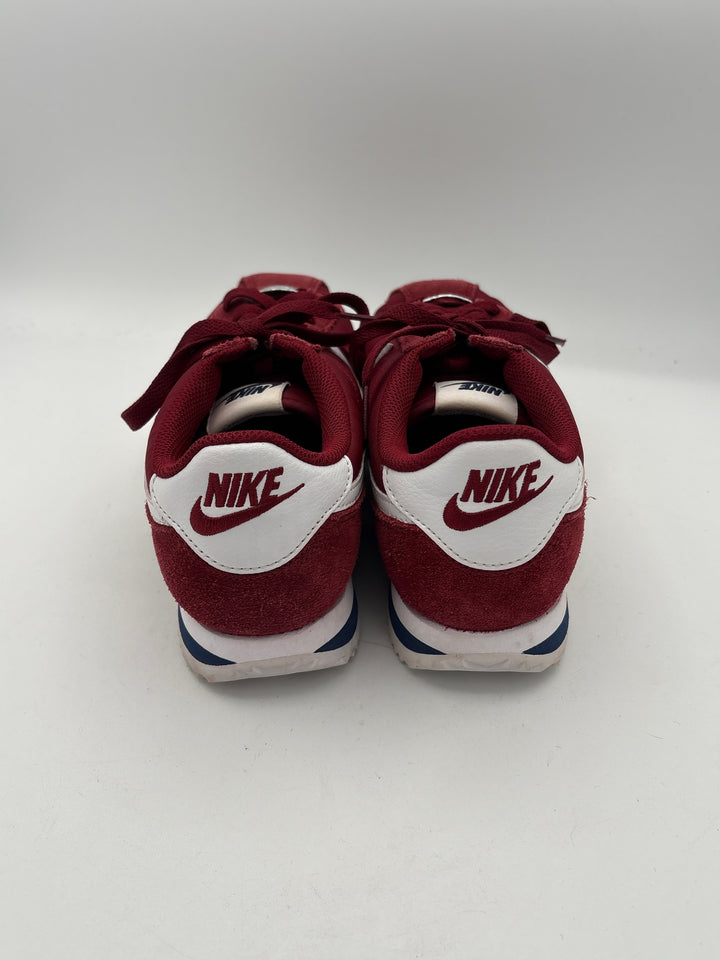 Womens Nike Cortez Maroon Nylon Suede Running Sneakers Size 8.5