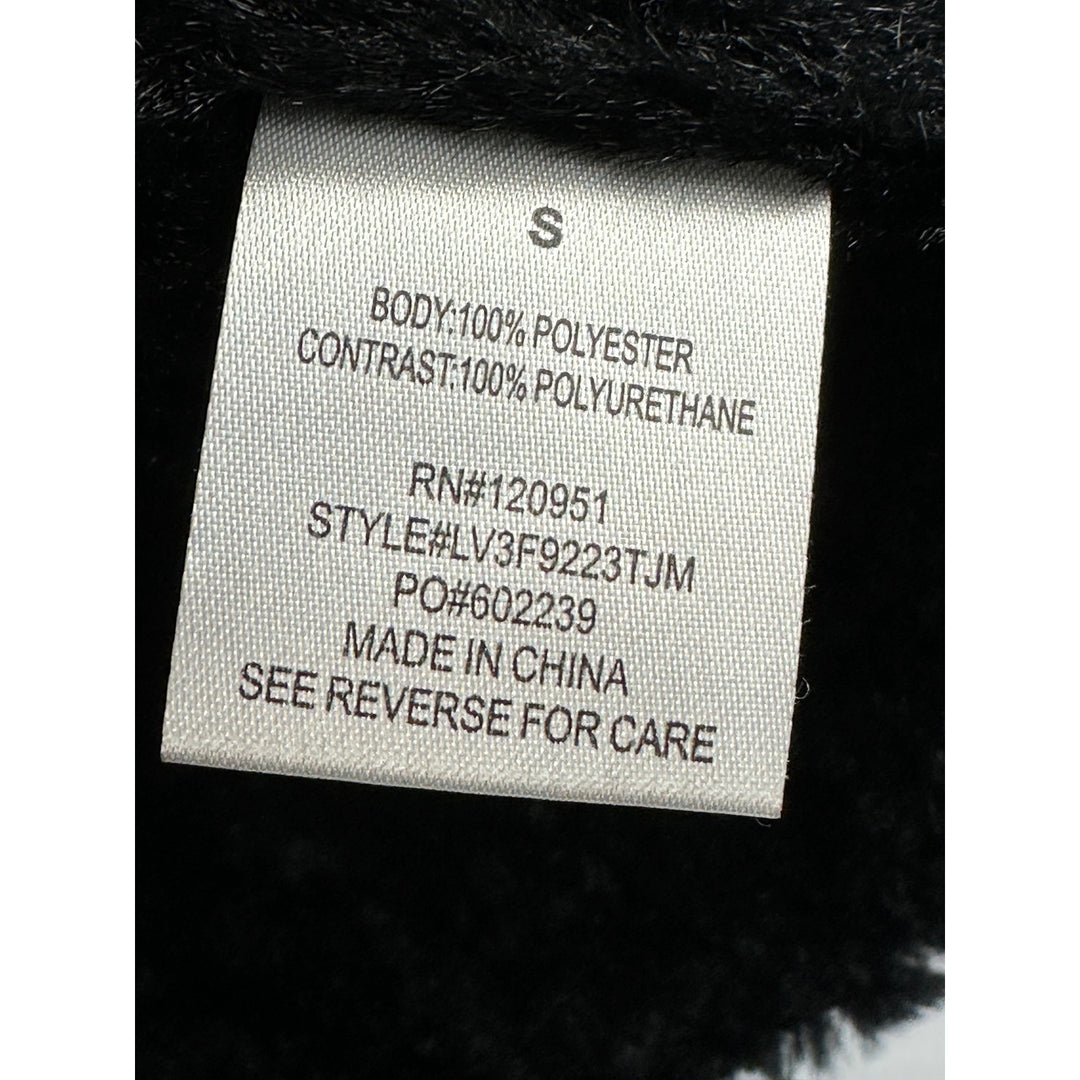 Women’s Olive & Oak Faux leather and fur biker vest Size Small
