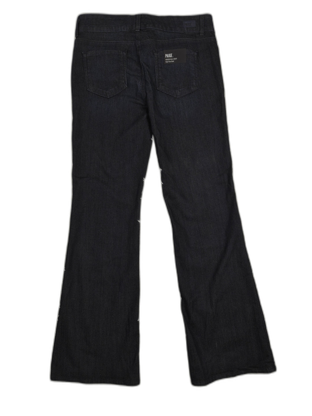 Womens PAIGE Hidden Hills High Rise Bootcut Jeans Dark Wash Size 33
