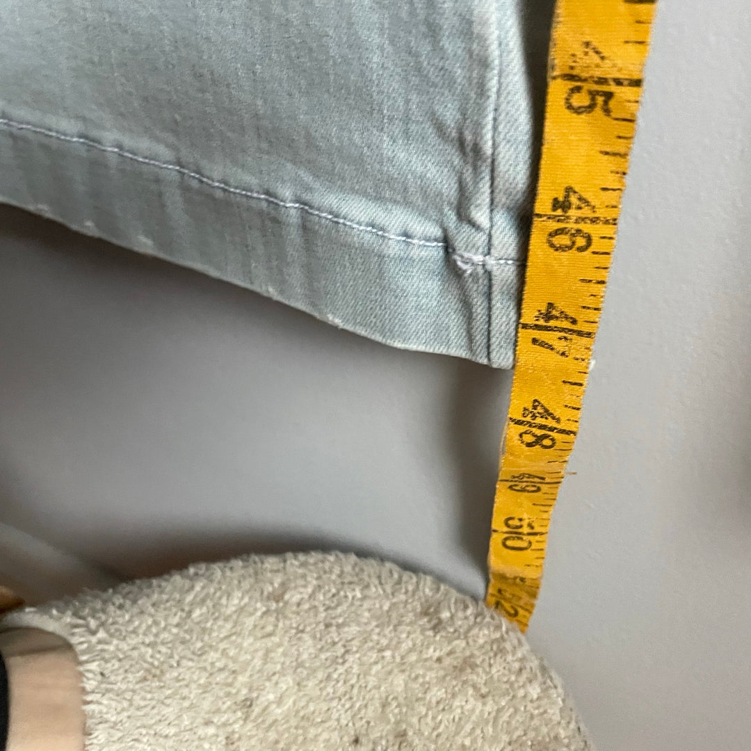 Spanx NWT Bootcut Light Wash Light blue Stretch Pull on Flare Jeans size XS Tall