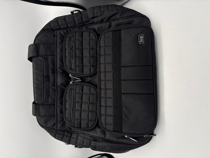 Women’s Lug Black Quilted Puddle Jumper Overnight Bag