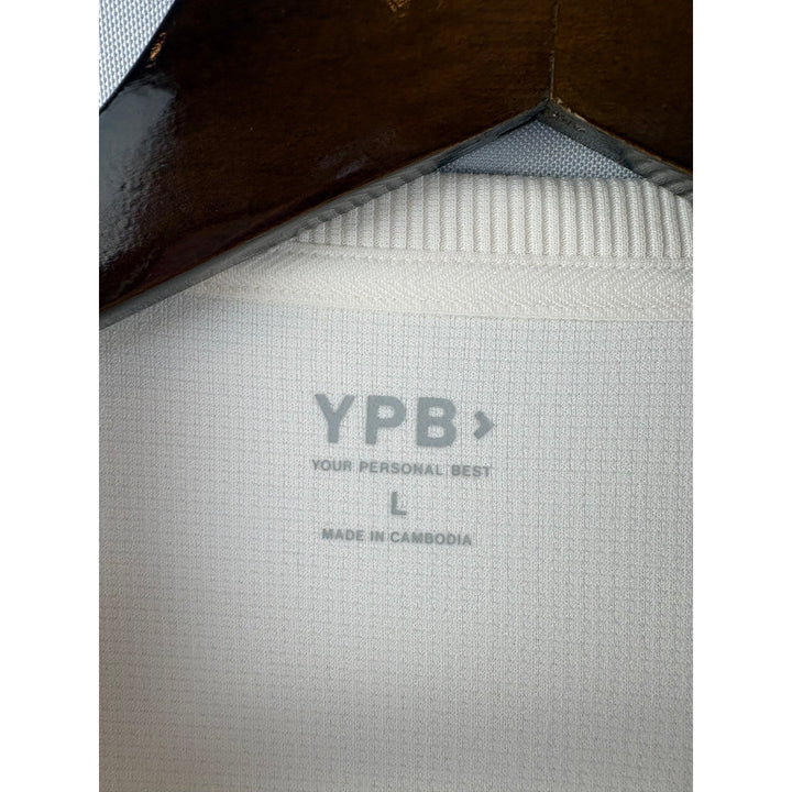 Men’s YPB Large Cream Long Sleeve Waffle Shirt