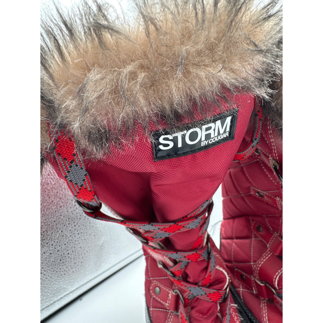 Women’s Storm by Cougar Aspen P Red & Black Snow Boots Size 8M