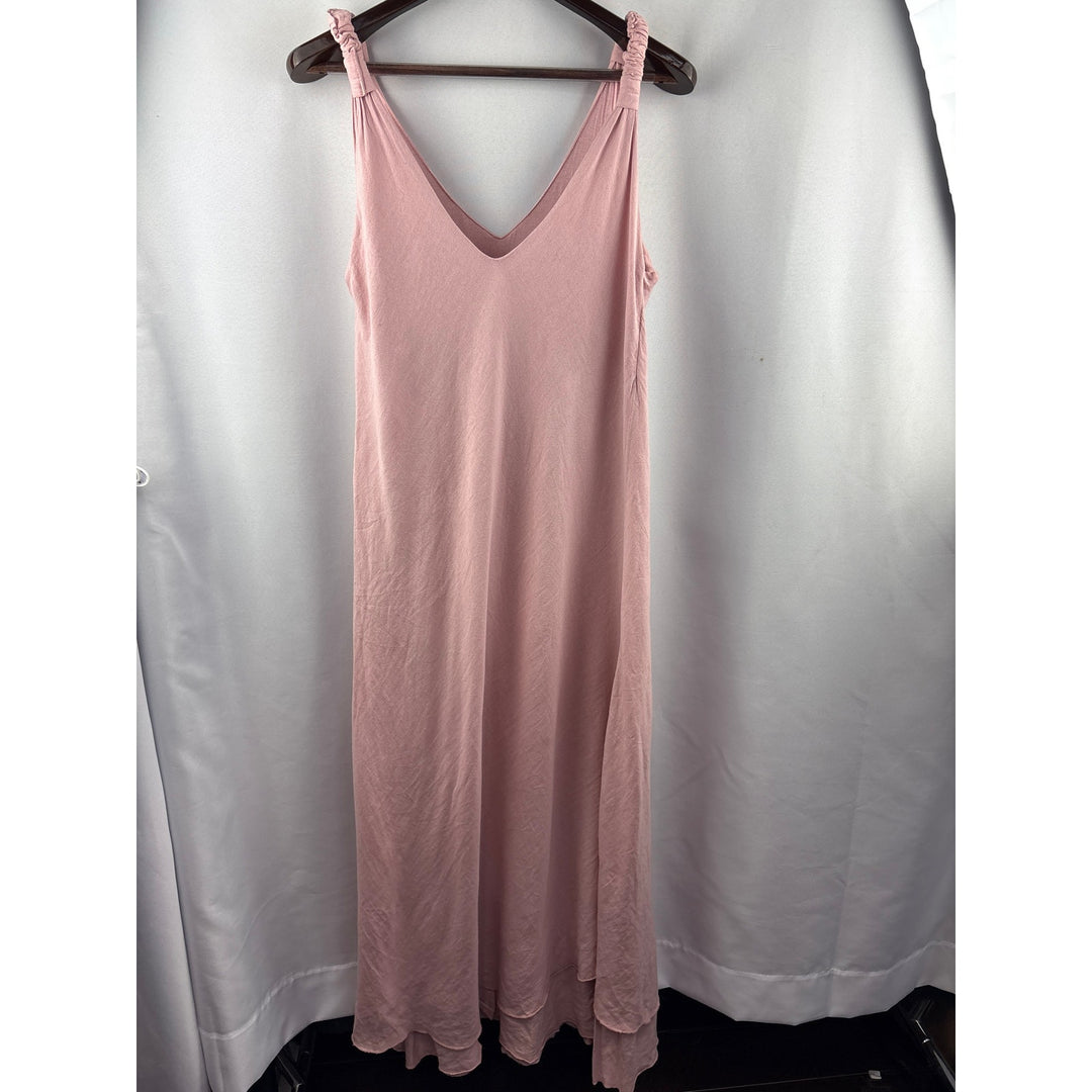 Women’s Luna Allegra Large Millennial Pink Tank Maxi Dress