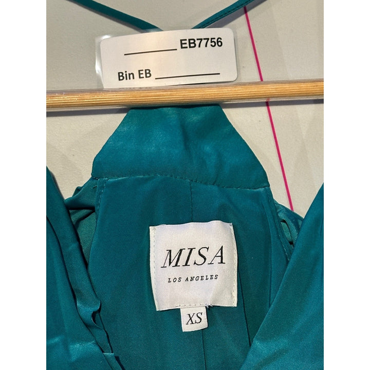 NWT Misa Green Midi/Knee Length Dress size XS