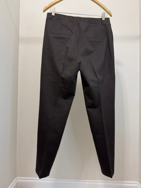Mary Crafts Pull On Straight Leg Pants Chocolate Brown Sz12