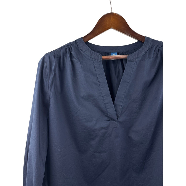 Women’s Old Navy XL Navy Blue Long Sleeve Blouse