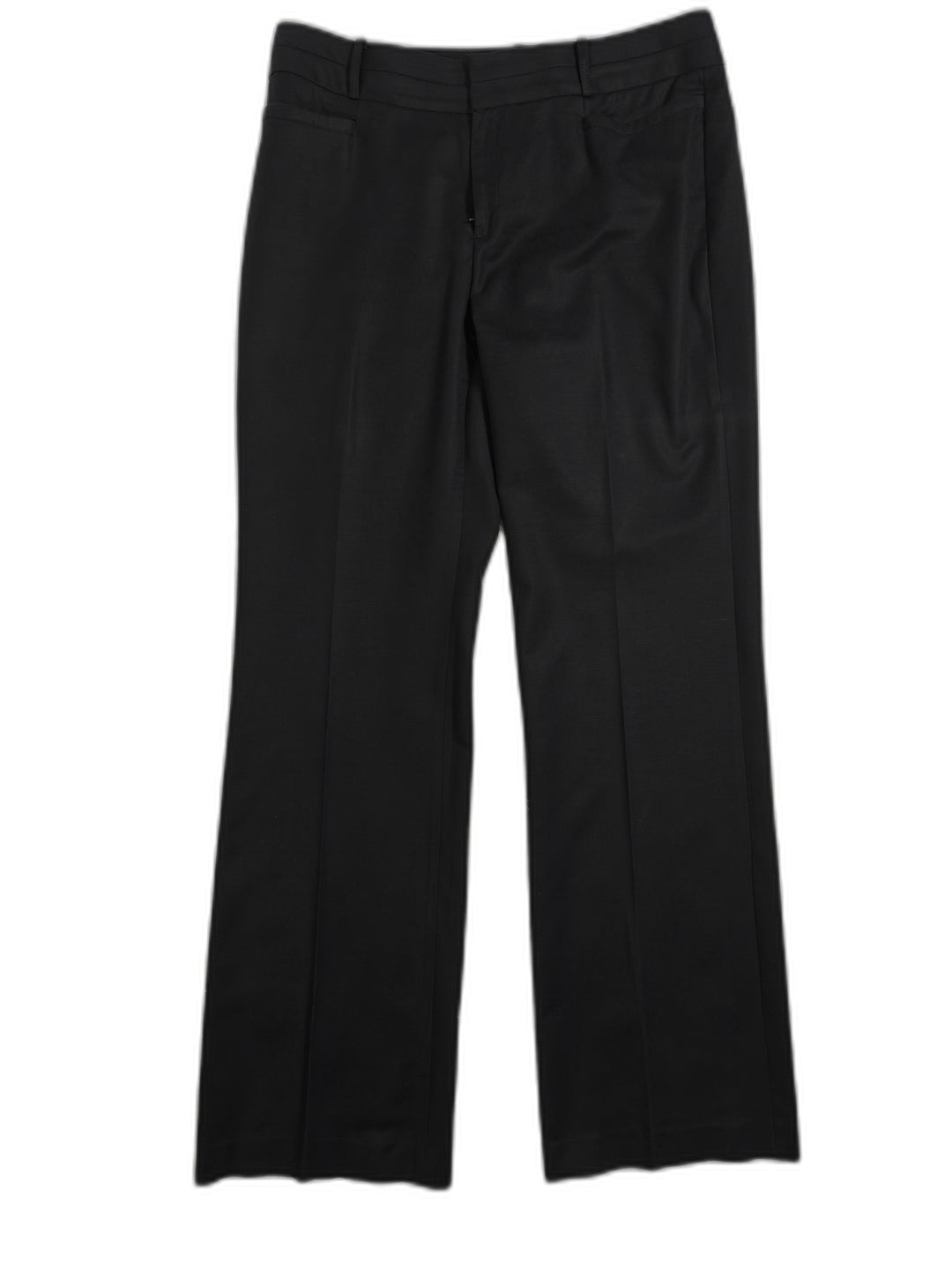 Banana Republic Women Jackson Fit Stretch Tailored Dress Pants Black 12L