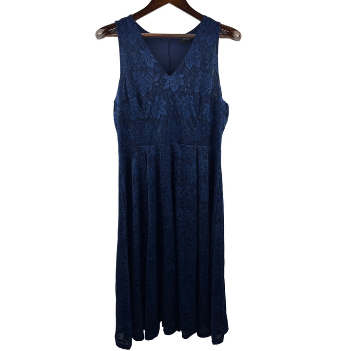 Women’s Noctflos Size XL Dark Blue Lace Sleeveless Miss Dress