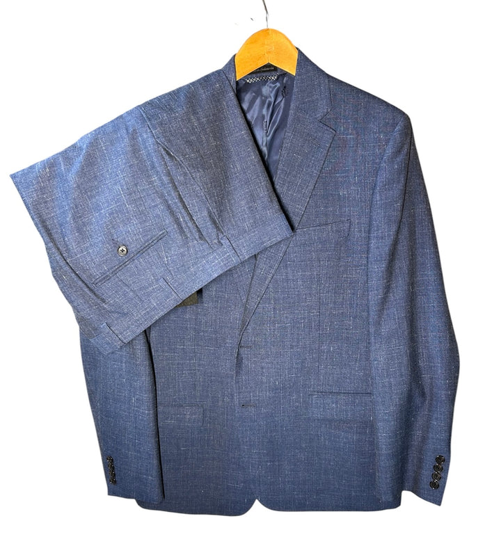 Lauren Ralph Lauren Men’s 42R Blue Wool Linen Blend Blazer Sport Coat